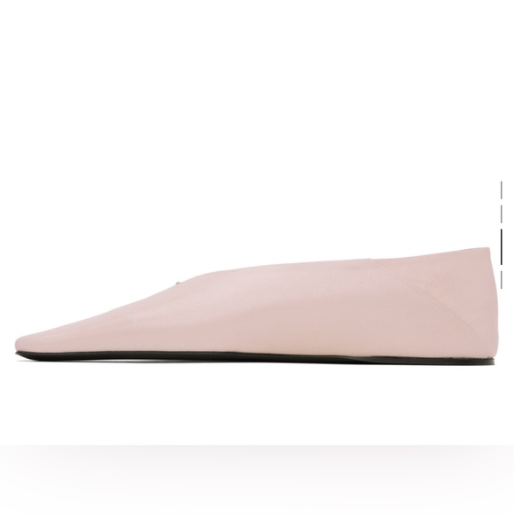 Jil sander pink square toe ballerina flats SZ 38 NWB - Picture 3 of 16